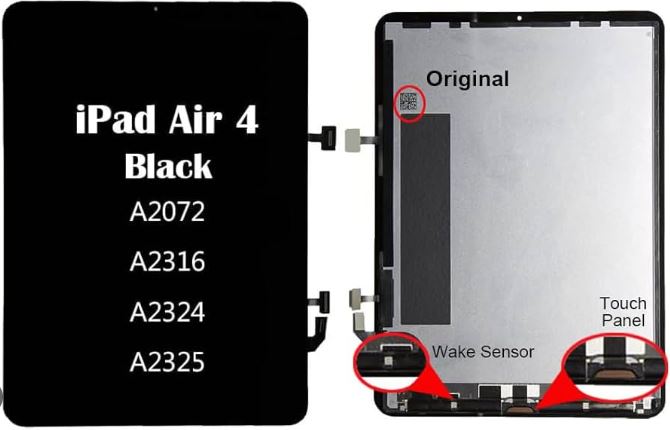 ipad air 4 display (A2316, A2324, A2325, A2072)